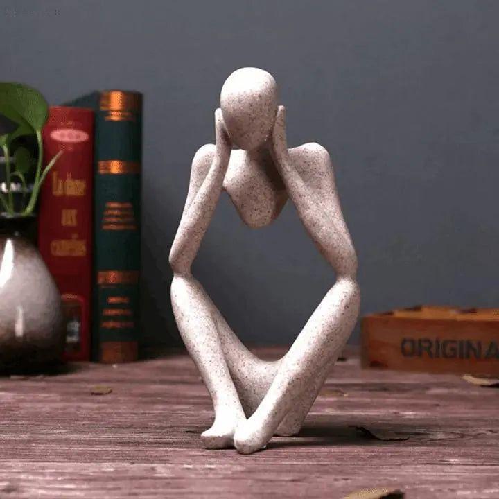 Dorian Skulptur - Abstrakte Harzfigur, Inspiriert von Rodin 2