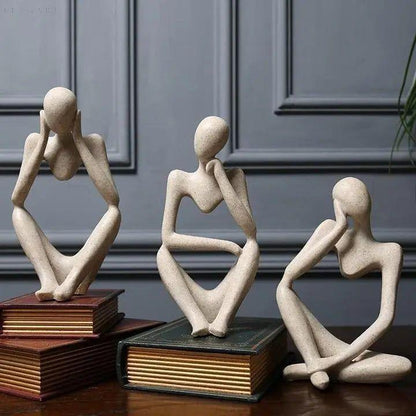 Dorian Skulptur - Abstrakte Harzfigur, Inspiriert von Rodin 4