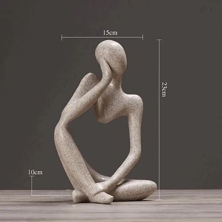 Dorian Skulptur - Abstrakte Harzfigur, Inspiriert von Rodin 6
