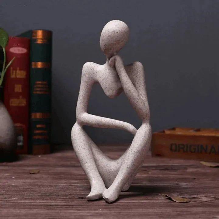 Dorian Skulptur - Abstrakte Harzfigur, Inspiriert von Rodin 8