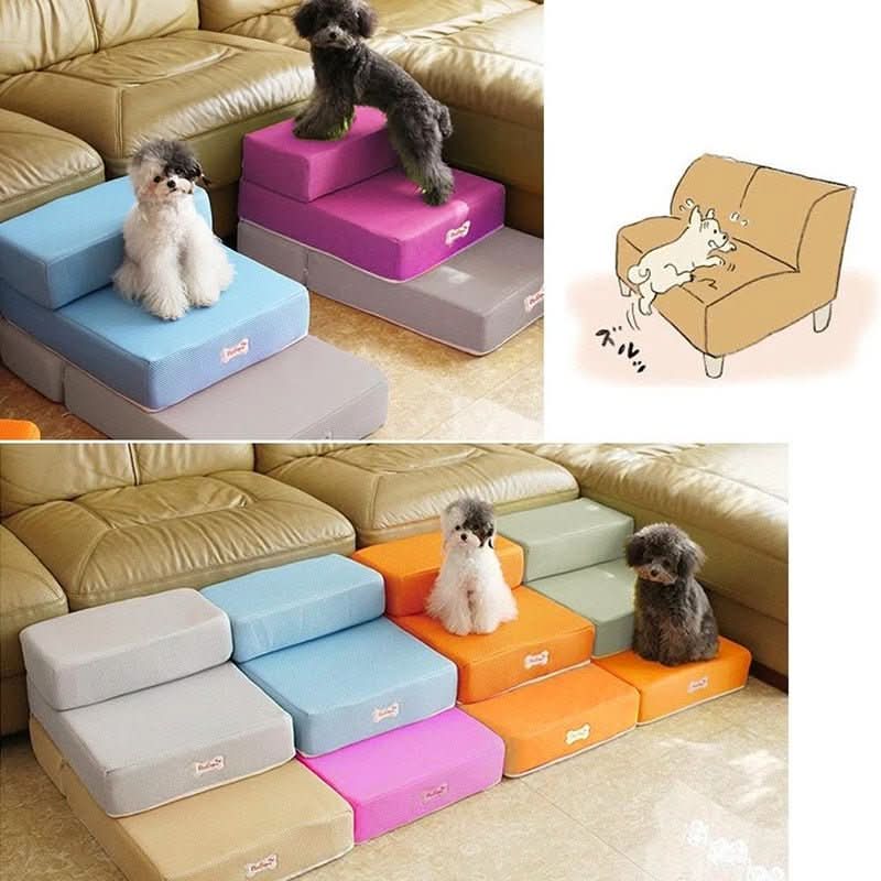 Doro Hundetreppe - Gelenkschonend, Rutschfest, Zweistufig für Sofa und Bett 6