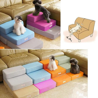 Doro Hundetreppe - Gelenkschonend, Rutschfest, Zweistufig für Sofa und Bett 6