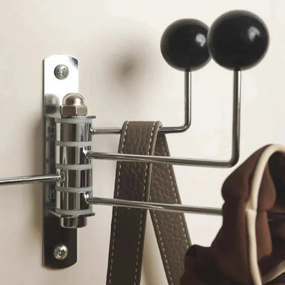 Dralyn Wandhaken Garderobe - Metallrahmen, Abgerundetes Design, Schwarz 2
