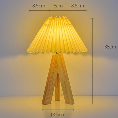 Dreia Tischlampe - Holz, USB-Betrieb, Drei Lichtfarben 2