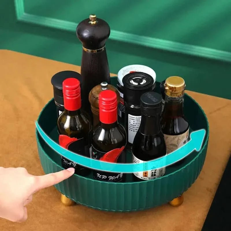 Drevi Organizer - 360° Drehbar, Platzsparend für Küche und Schreibtisch 4