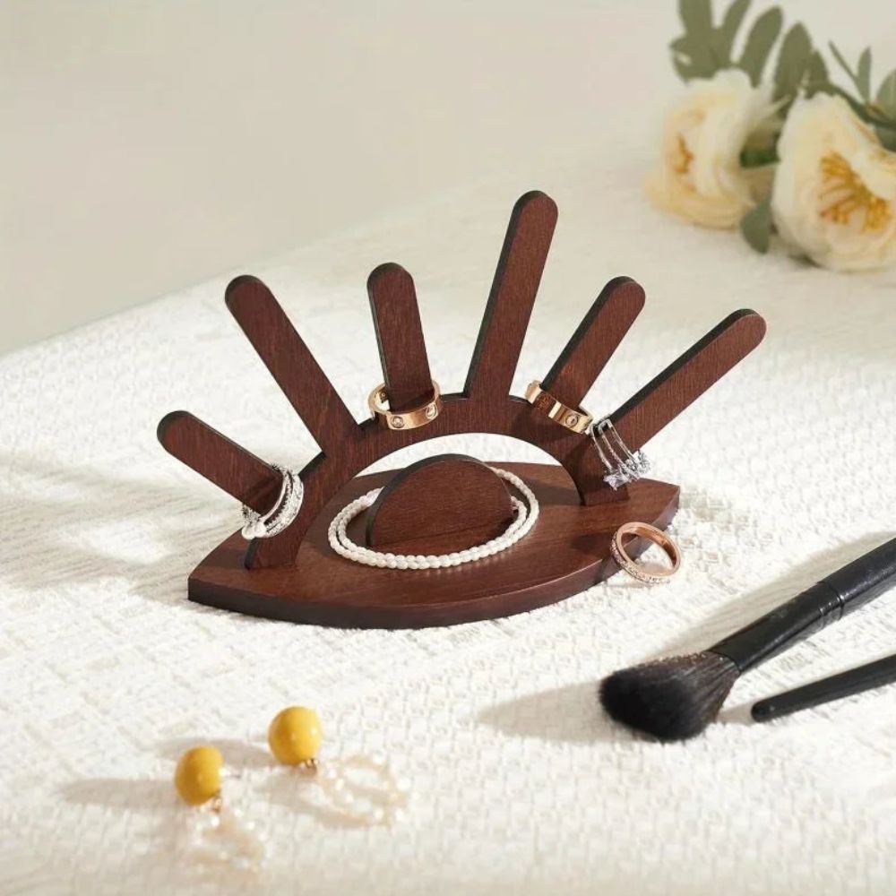 Dusklyn Schmuckständer - Holz, Elegantes Design für Ringsammlung 0