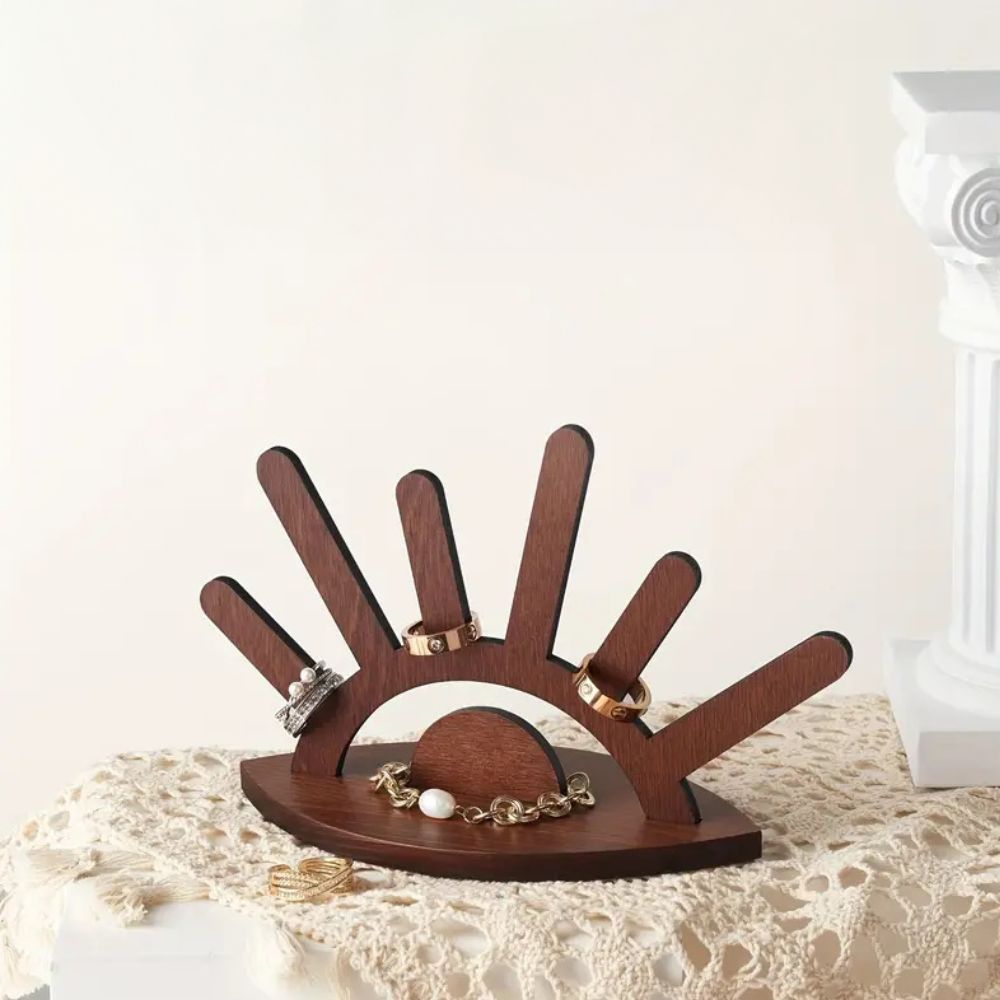 Dusklyn Schmuckständer - Holz, Elegantes Design für Ringsammlung 1
