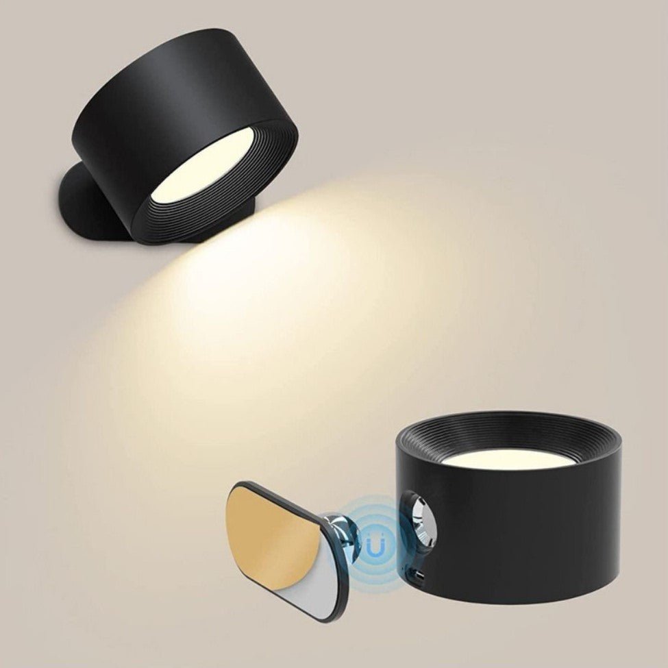 FlexBeam™ - Kabellose Magnet Wandlampe - Modernes Design - 360° Drehbare Wandleuchte