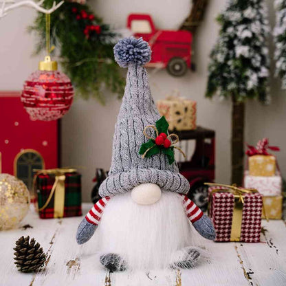 Eldrin Weihnachtsdeko - Leuchtpuppe aus Plüsch, Charmanter Weihnachtszwerg 3