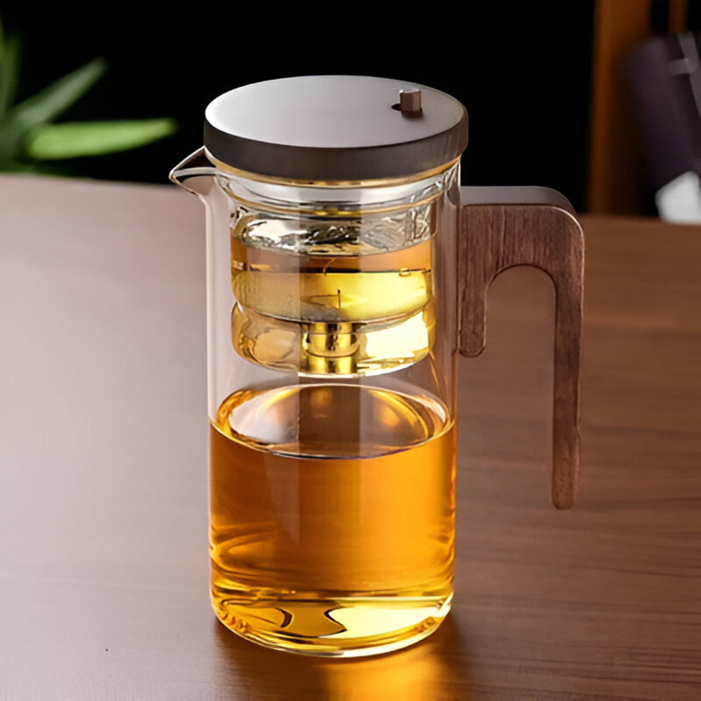 ElegantTea™ – Elegante Glas Teekanne mit Sieb – Für losen Tee