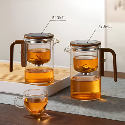 ElegantTea™ – Elegante Glas Teekanne mit Sieb – Für losen Tee