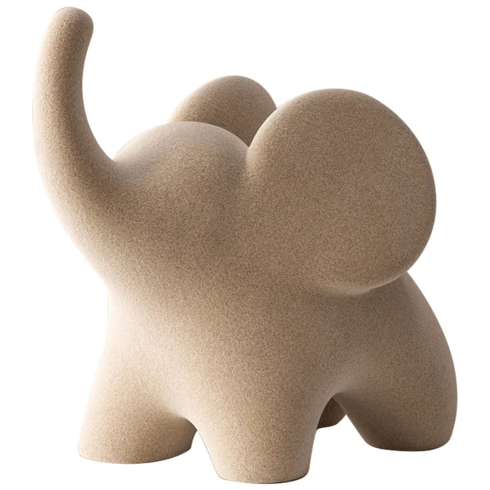 Elios Elefant Figur - Kunstharz, Minimalistisch und Verspielt 0