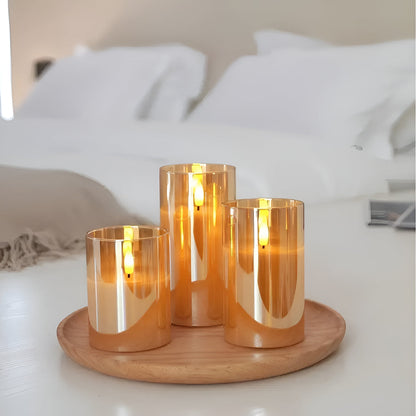Elysia LED Kerzen Set - Flammenlos mit Timer, Realistisches Design 8