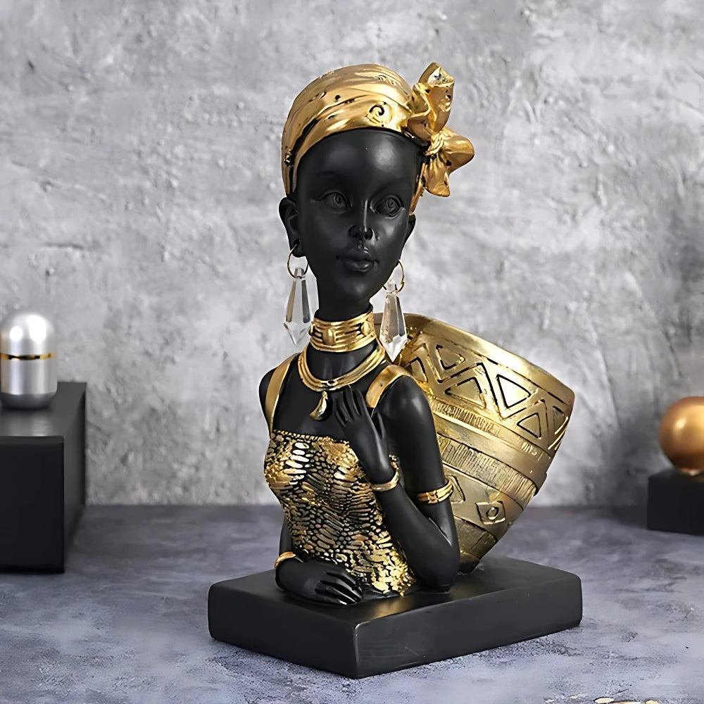 Elysia Schmuckhalter - Harz, Elegante Frauenfigur zur Schmuckaufbewahrung 2