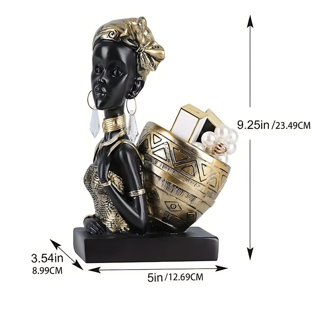 Elysia Schmuckhalter - Harz, Elegante Frauenfigur zur Schmuckaufbewahrung 8