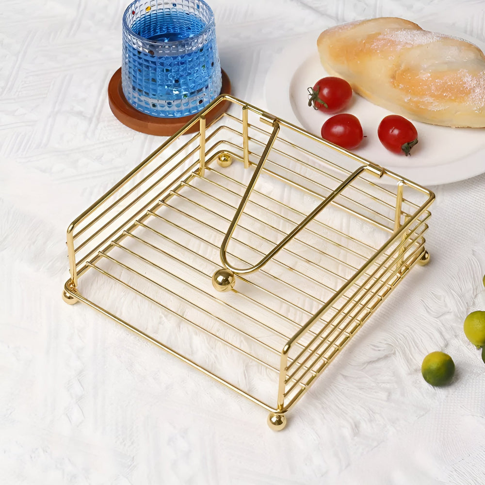 Elysia Serviettenhalter - Robustes Eisen, Modernes Design für Küche und Essbereich 2
