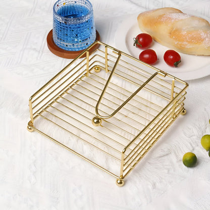 Elysia Serviettenhalter - Robustes Eisen, Modernes Design für Küche und Essbereich 2