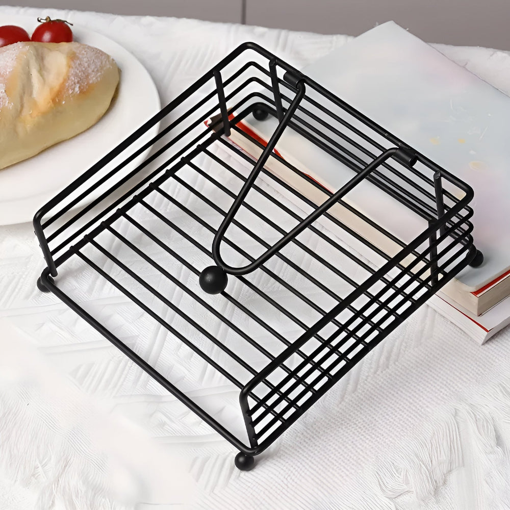 Elysia Serviettenhalter - Robustes Eisen, Modernes Design für Küche und Essbereich 3