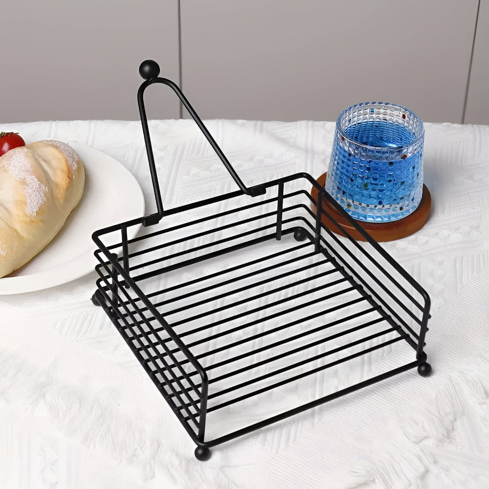 Elysia Serviettenhalter - Robustes Eisen, Modernes Design für Küche und Essbereich 5