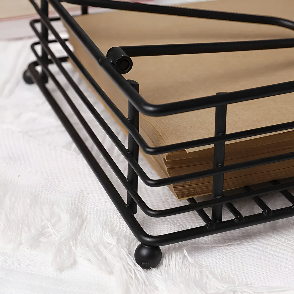 Elysia Serviettenhalter - Robustes Eisen, Modernes Design für Küche und Essbereich 6