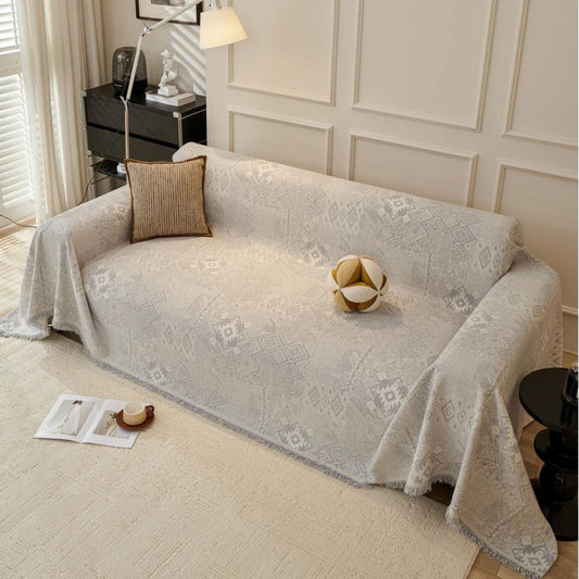 Elysia Sofabezug - Chenille, Ethno-Muster für Couchschutz und Dekoration 0