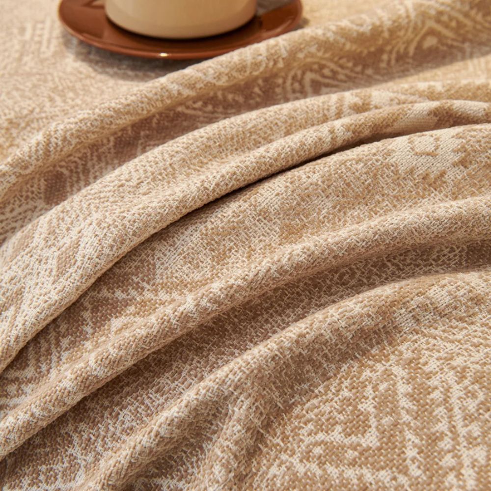 Elysia Sofabezug - Chenille, Ethno-Muster für Couchschutz und Dekoration 4