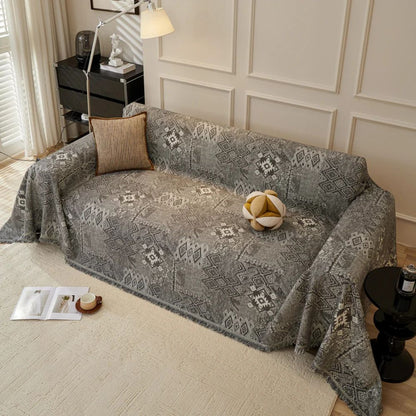 Elysia Sofabezug - Chenille, Ethno-Muster für Couchschutz und Dekoration 9