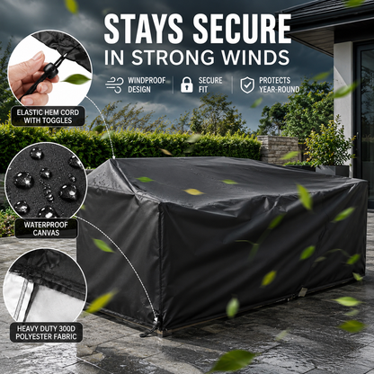 Everdrape Möbelabdeckung - Wetterfest, UV-Schutz für Gartenmöbel 3