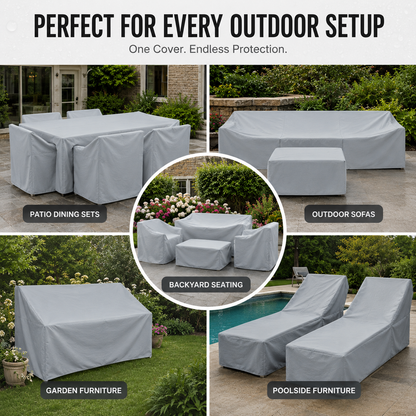 Everdrape Möbelabdeckung - Wetterfest, UV-Schutz für Gartenmöbel 5