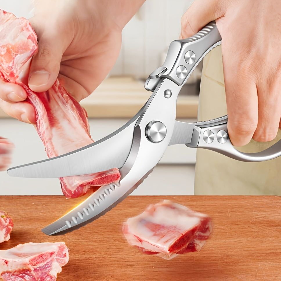 Fenix Küchenschere - Edelstahl, Federbelastet für Fleisch und Knochen 0