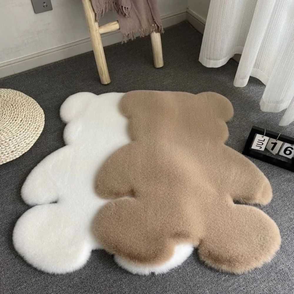 Flora Teppich Wohnzimmer - Waschbar, Plüschige Mikrofasermischung, Charmant 5