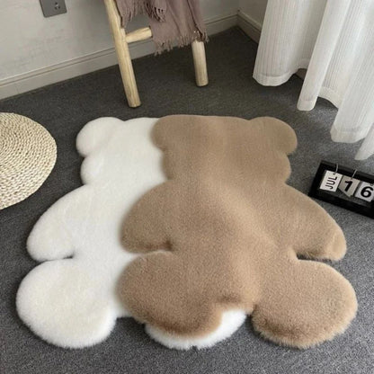 Flora Teppich Wohnzimmer - Waschbar, Plüschige Mikrofasermischung, Charmant 5