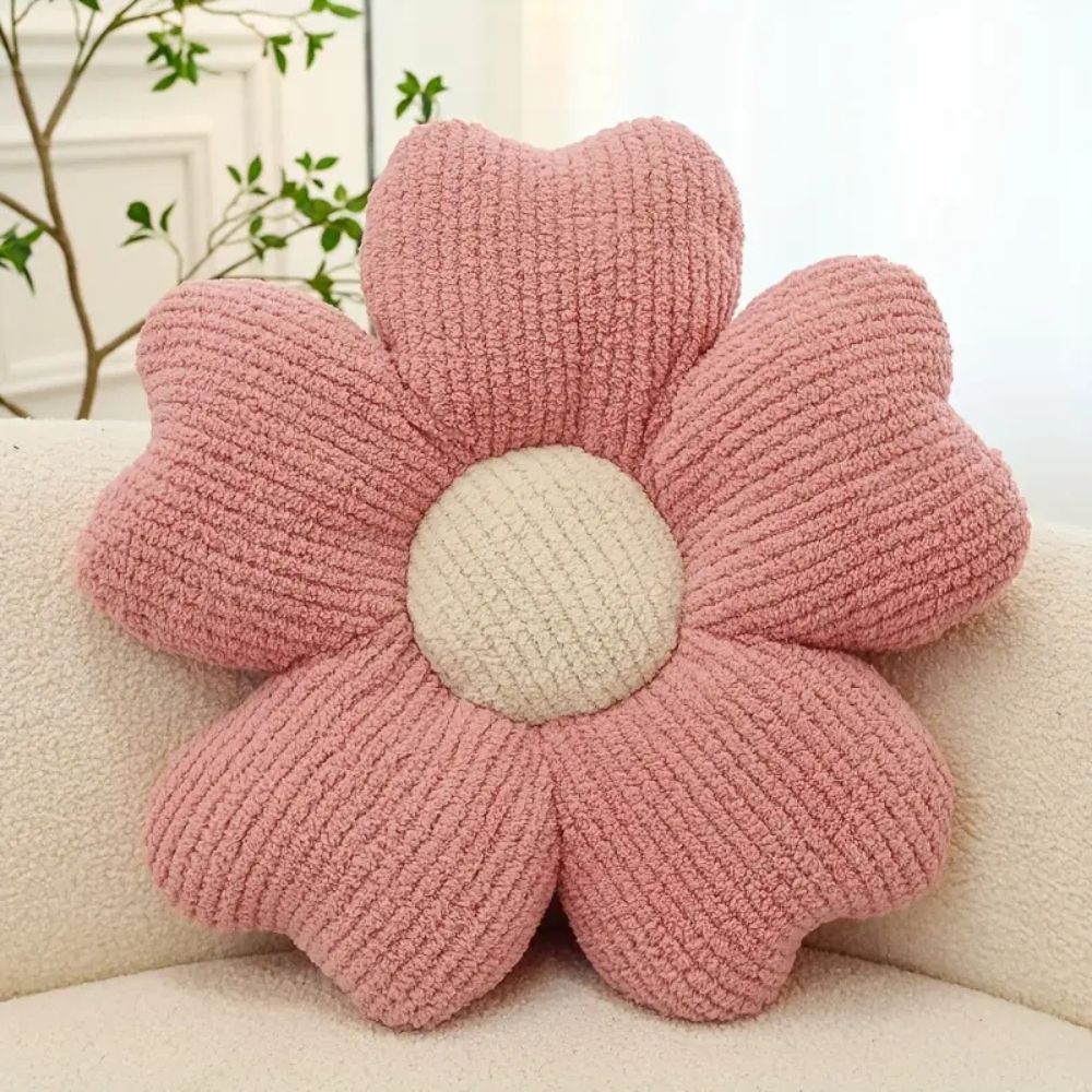 Florina Dekokissen - Mikrofaser, Blumenform für Sofas und Stühle 0