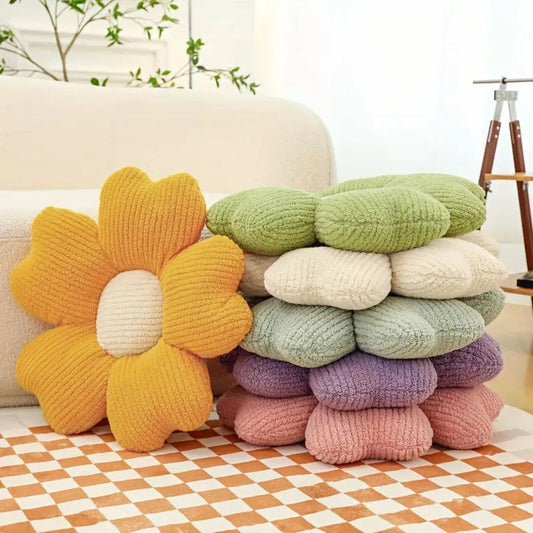 Florina Dekokissen - Mikrofaser, Blumenform für Sofas und Stühle 1