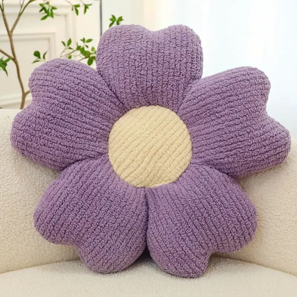 Florina Dekokissen - Mikrofaser, Blumenform für Sofas und Stühle 4