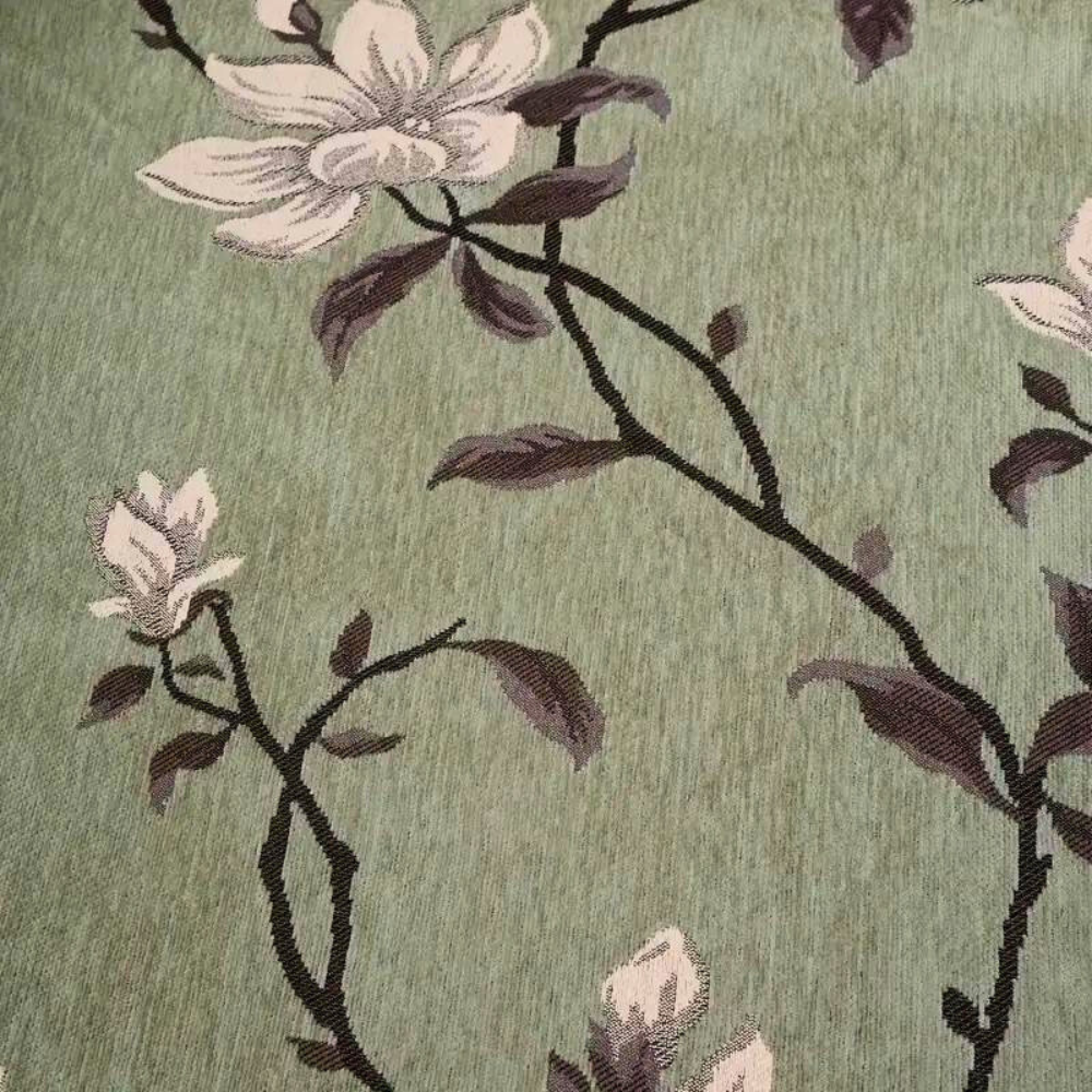 Florina Sofabezug - Vintage Chenille mit Blumenmuster, Maschinenwaschbar 6