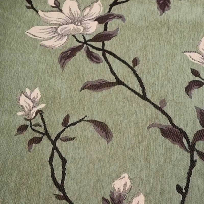 Florina Sofabezug - Vintage Chenille mit Blumenmuster, Maschinenwaschbar 6