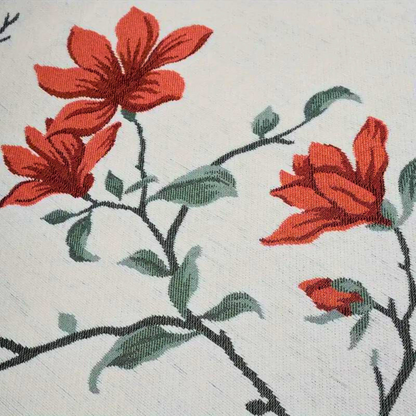 Florina Sofabezug - Vintage Chenille mit Blumenmuster, Maschinenwaschbar 7