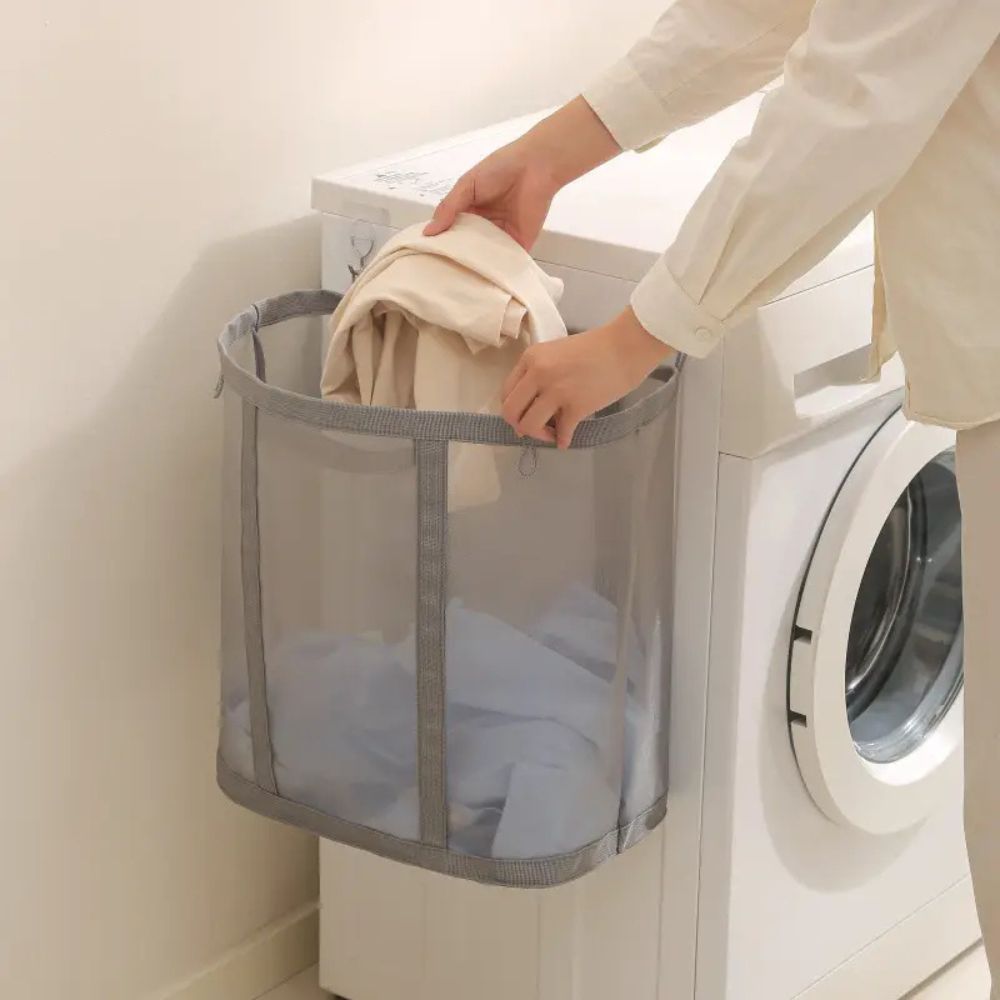 MeshFoldBin™ - Wäschekorb Mesh - Faltbarer Stil - Platzsparende Aufbewahrung