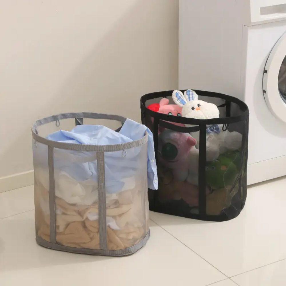 MeshFoldBin™ - Wäschekorb Mesh - Faltbarer Stil - Platzsparende Aufbewahrung
