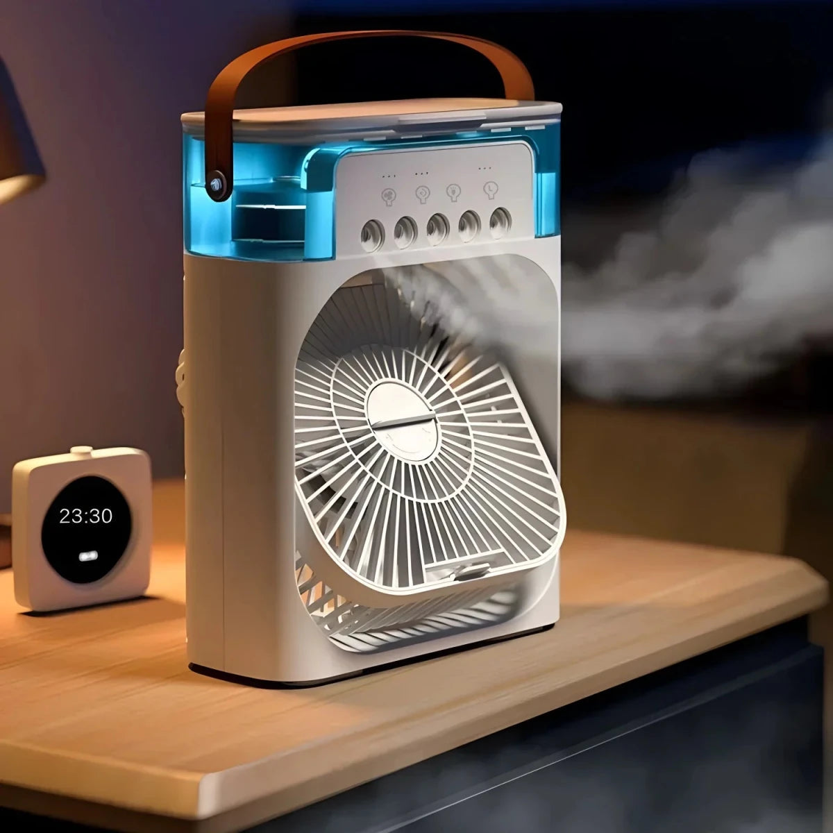Frostal Ventilator - Kompakt mit Kühl- und Befeuchtungsfunktion, USB-wiederaufladbar 2