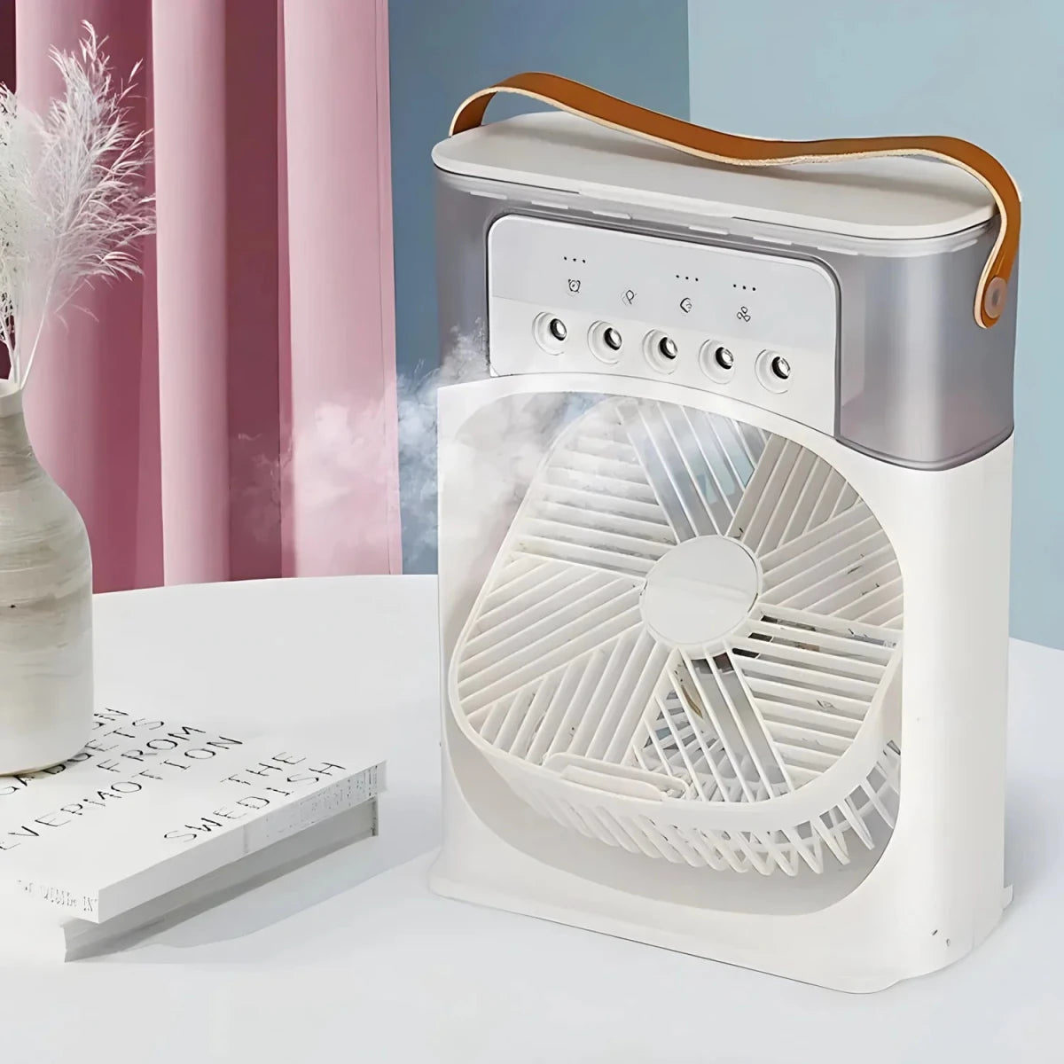 Frostal Ventilator - Kompakt mit Kühl- und Befeuchtungsfunktion, USB-wiederaufladbar 3