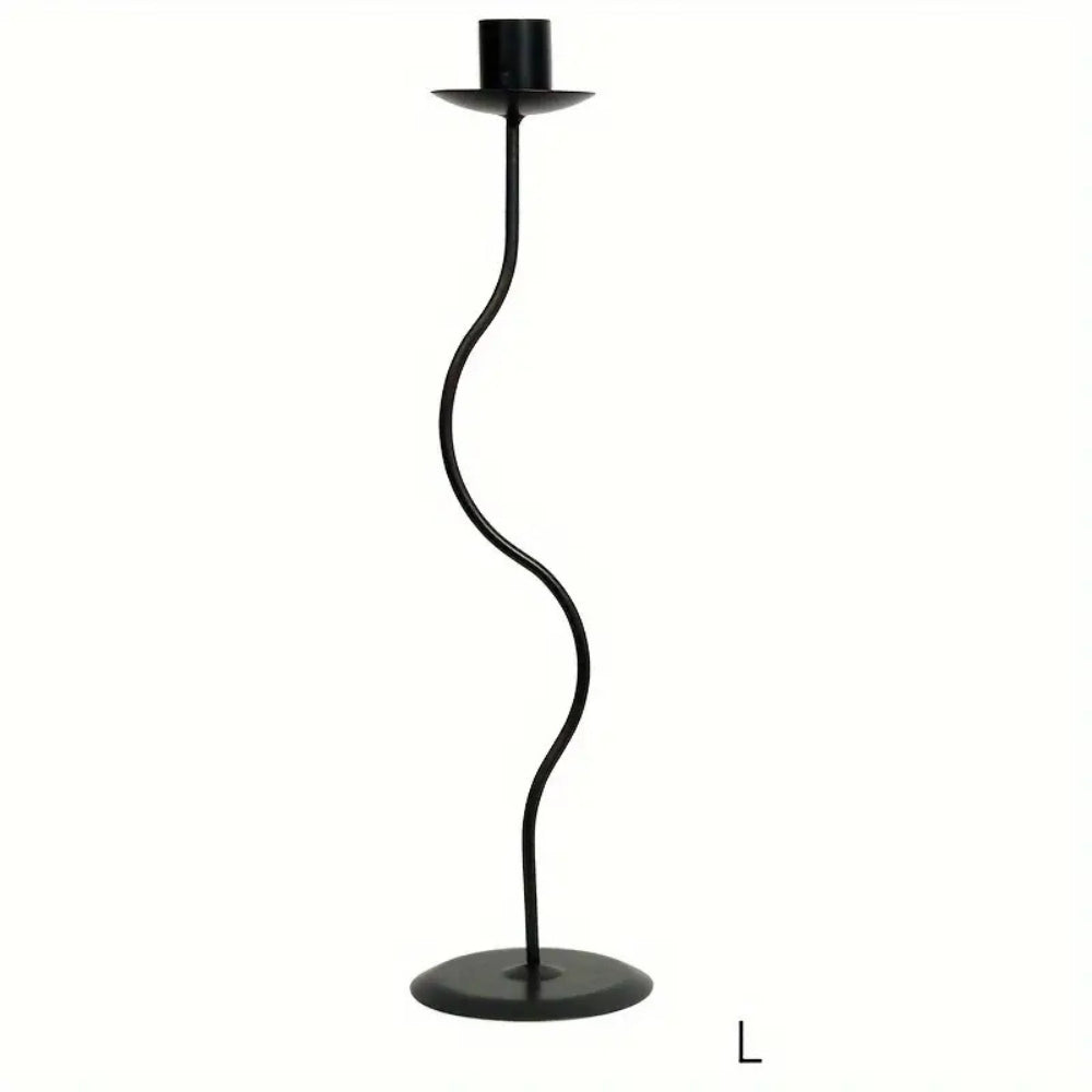 Galen Kerzenhalter - Gewelltes Eisen, Vintage-Design 3