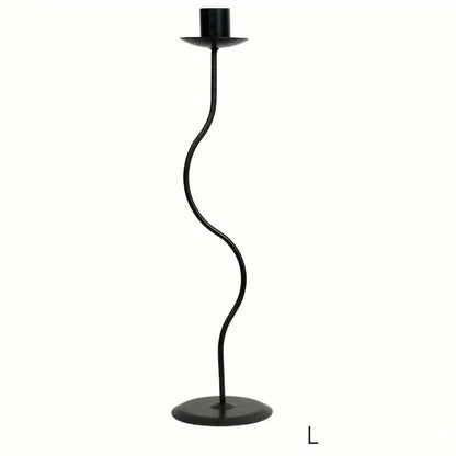 Galen Kerzenhalter - Gewelltes Eisen, Vintage-Design 3