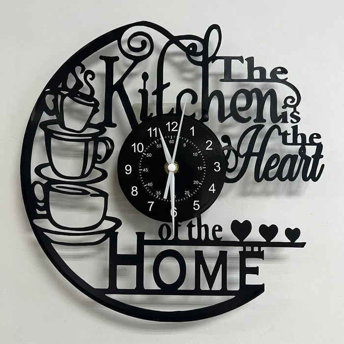 Garda Wanduhr Modern - Geräuschlos, Große Zahlen für Küche und Wohnzimmer 0