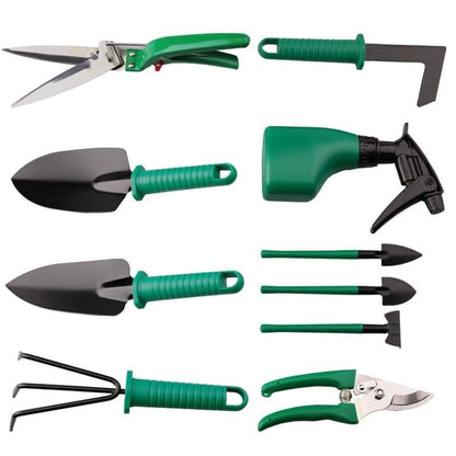 Gartenmeister Werkzeugset - Ergonomisches Design, 10-teilig, Robuste Materialien 4