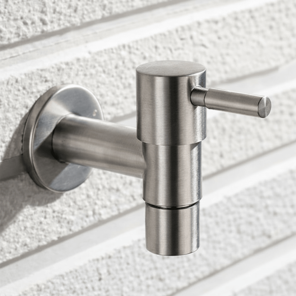 Gartenpro Edelstahl Wasserhahn - Wetterfest, Modernes Design 10