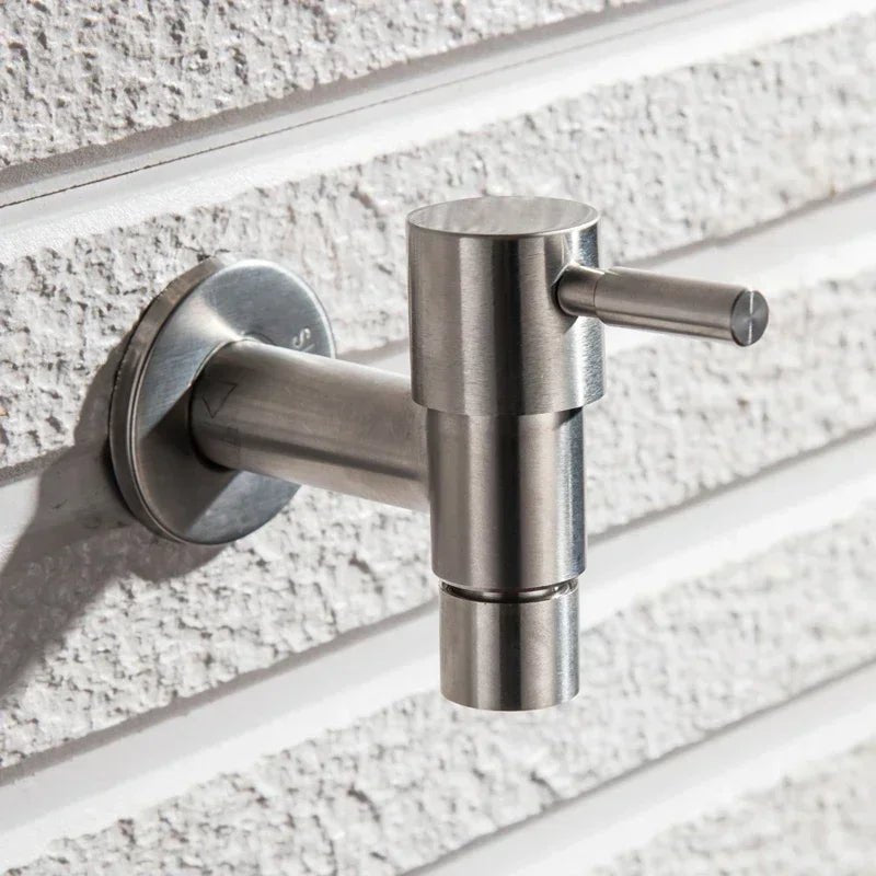 Gartenpro Edelstahl Wasserhahn - Wetterfest, Modernes Design 2
