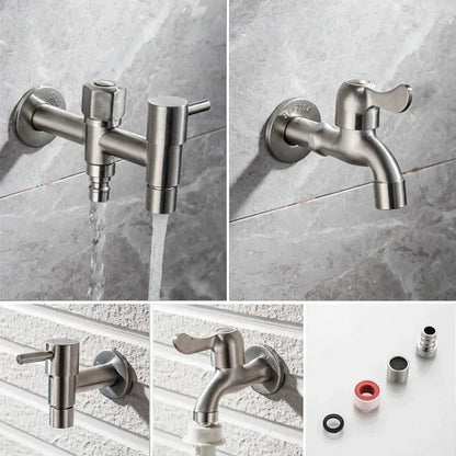 Gartenpro Edelstahl Wasserhahn - Wetterfest, Modernes Design 4
