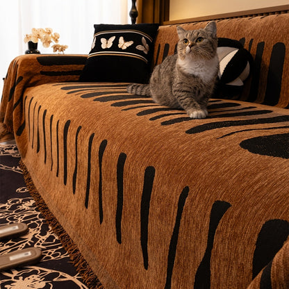 Geoma Sofaüberwurf - Chenille, Tribal Design, Pflegeleicht 4